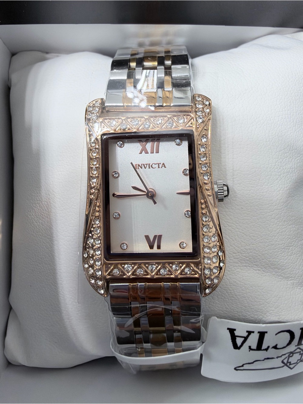Invicta Wildflower Women’s 26mm Two-Tone Rose Gold Crystal Watch NWT